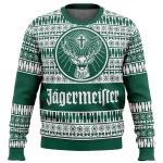 Jagermeister Ugly Christmas Sweater Christmas Sweater gift Santa Claus pullover men 3D Sweatshirt and top autumn and winter clot - Image 3