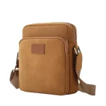 New Men's Cow Leather Crossbody Bag Man Shoulder Bag Casual Male Small Simple Bag For Men - Image 2