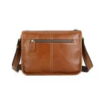 New Men's Cow Leather Crossbody Bag Man Shoulder Bag Casual Male Small Simple Bag For Men - Image 3