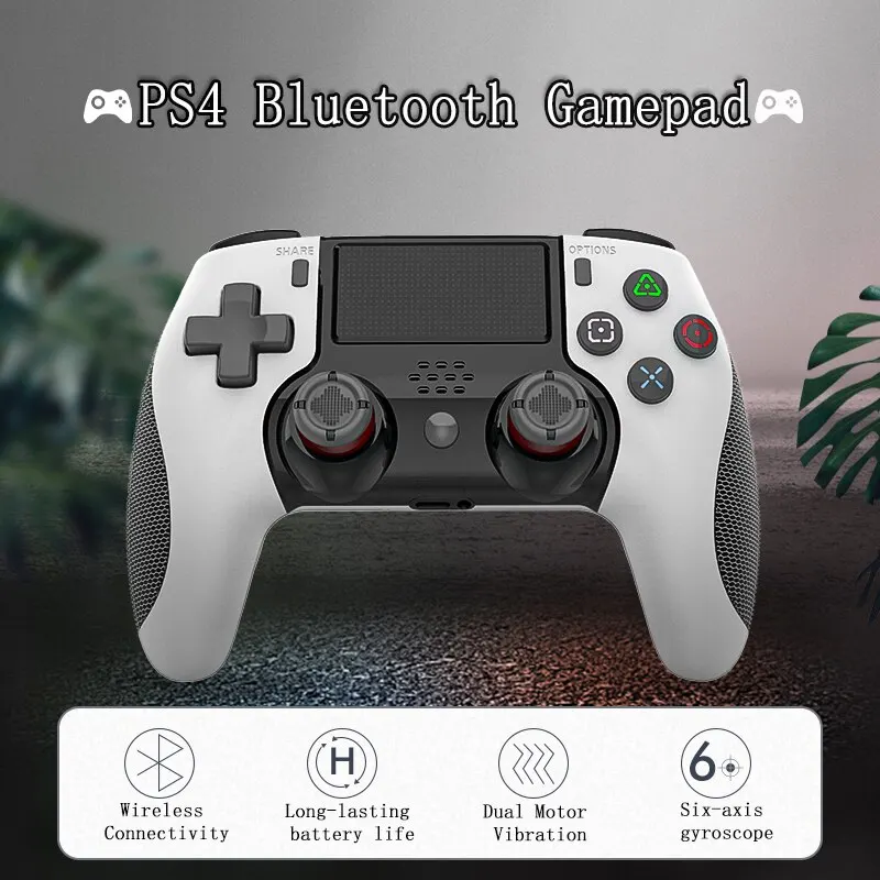 PS4-Bluetooth-Game-Controller-Supports-Various-Versions-of-PS4-Console-with-Dual-Motor-Vibration-Function-and PS4 Bluetooth Game Controller Supports Various Versions of PS4 Console with Dual Motor Vibration Function and Six Axis Sensing - Image 1