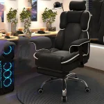 Swivel Mobile Gaming Chair Computer Recliner Luxury Salon Vanity Chair Conference Study Sillon Reclinable Theater Furniture - Image 2