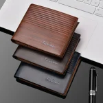 Vintage Men PU leather Wallet Brand Luxury Short Slim Male Purses Money Clip Credit Card Dollar Price Portomonee Carteria - Image 2