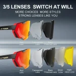 X-TIGER Photochromic Cycling Glasses Men Women Polarized Bicycle Sunglasses Sports Cycling Running Driving Fishing Glasses - Image 5
