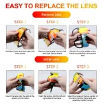 X-TIGER Photochromic Cycling Glasses Men Women Polarized Bicycle Sunglasses Sports Cycling Running Driving Fishing Glasses - Image 6