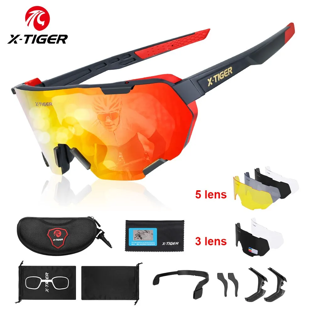 X-TIGER-Photochromic-Cycling-Glasses-Men-Women-Polarized-Bicycle-Sunglasses-Sports-Cycling-Running-Driving-Fishing-Glasses X-TIGER Photochromic Cycling Glasses Men Women Polarized Bicycle Sunglasses Sports Cycling Running Driving Fishing Glasses - Image 1