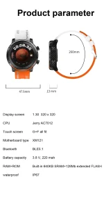 for Sony Xperia Z1 XZ XiaomiUnihertz TANK Smart Watch Men Women Smartwatch 2023 Bluetooth Call Sports Heart Rate Fitness Tracker - Image 5