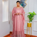 MD African Lace Dresses For Women Fashion Muslim Ramadan Wedding Outfit Gowns Plus Size Dress Dashiki Ankara Robe Africains