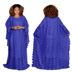MD African Lace Dresses For Women Fashion Muslim Ramadan Wedding Outfit Gowns Plus Size Dress Dashiki Ankara Robe Africains - Image 3