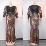 MD Luxury Sequined Dresses For African Ladies Clothing Turkey Gown Bodaycon Mermaid Elegant Birthday Party Long Dress 2024 2025 - Image 5