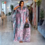 MD 2025 New African Clothes For Women Kaftan Dress Fashion Party Dress Vintage Summer Gown Casual Vestidos Muslim Robe BouBou - Image 4