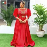 MD Plus Größe Afrikanische Hochzeit Party Luxus Kleider Für Frauen 2025, Dashiki Ankara Abendkleid Türkei Outfit Robe Afrika Kleidung - Image 4