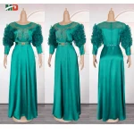 MD Plus Größe Afrikanische Hochzeit Party Luxus Kleider Für Frauen 2025, Dashiki Ankara Abendkleid Türkei Outfit Robe Afrika Kleidung - Image 5
