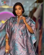 MD 2025 New African Clothes For Women Kaftan Dress Fashion Party Dress Vintage Summer Gown Casual Vestidos Muslim Robe BouBou